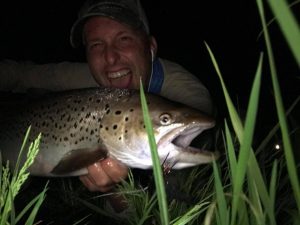 Dennis Flynder Rasmussen havørred 75 cm 4.9 kg